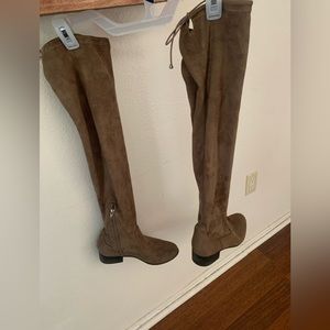 Tan knee high boots size 8.5